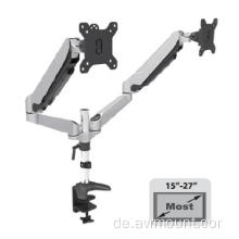 Dual Screen Desktop Mount für 10 &quot;-27&quot; Monitor Aluminium